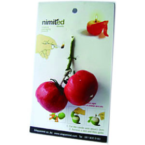 Nimited Fruits Candles / Small Tomato  Pair
